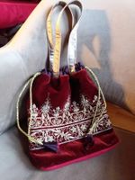 ETRO MILANO luxuriöser Samt/Gold Abendbeutel, wie neu.