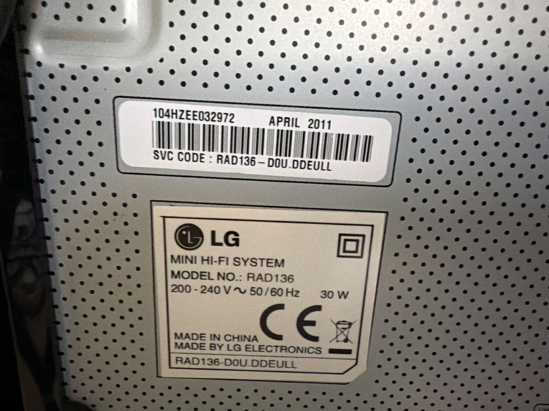 LG Lettore multimediale & Streamer: LG Mini-HiFI System RAD 136 – Usato da Brügg BE venduto da TSP02 4