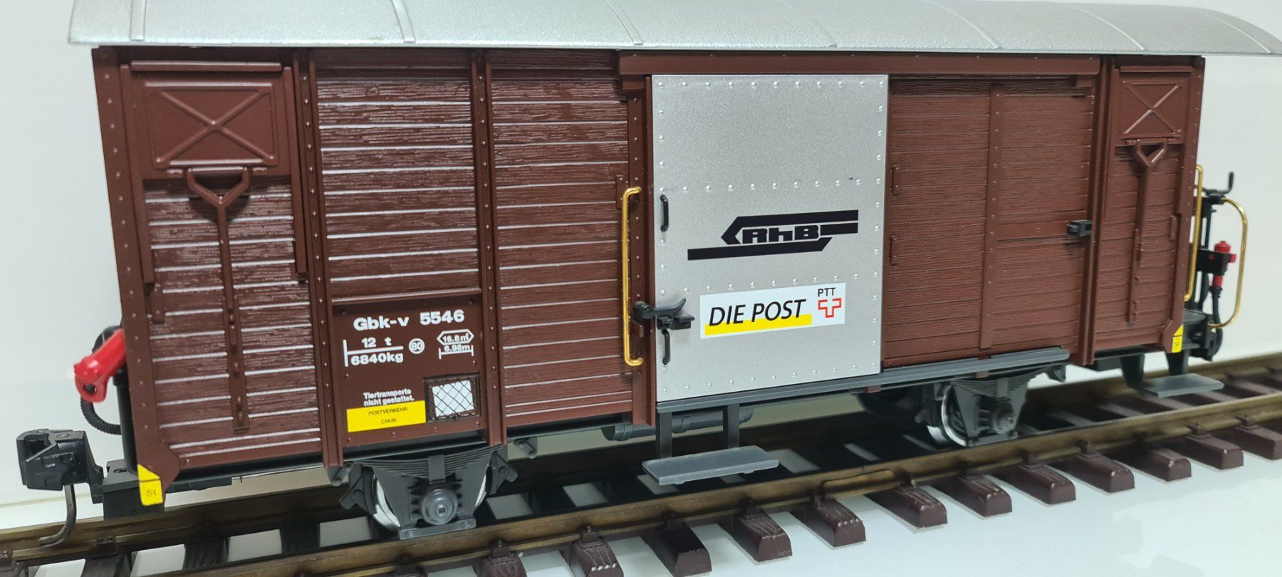 LGB Modellini di ferrovie: LGB RhB Die Post Gbk-v 5546 – Usato da Neuenhof venduto da ludovicco 2