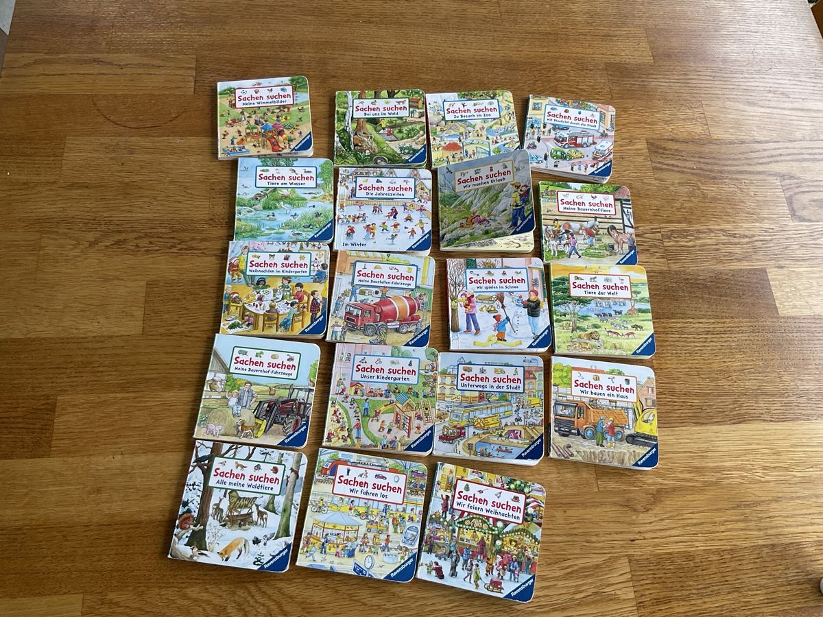 Bücher: 19 x Mini Ravensburger SACHEN SUCHEN – Gebraucht aus Unterägeri von Sukal