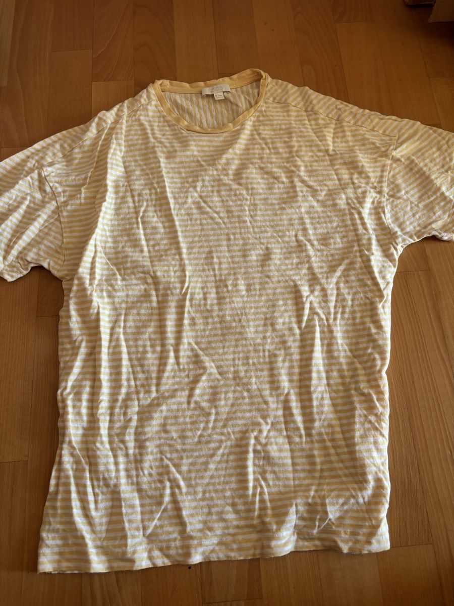 Hemden: Cos Yellow Striped shirt – Gebraucht aus Chexbres von doe_xns6
