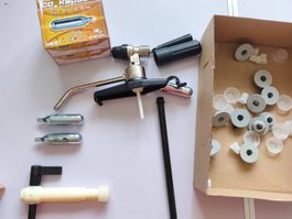 CO2 Zapfanlage für Party Fass Bier. Neuwertig! inkl. Stopfen