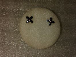 OHRRINGE MODESCHMUCK,,MIT ROT KRISTALL