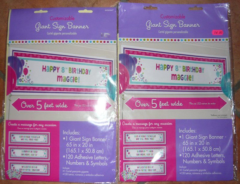 Altra biancheria da tavola: 2 Tischdecke Happy Birthday – Nuovo e nell'imballaggio originale da Ruggell venduto da Btt