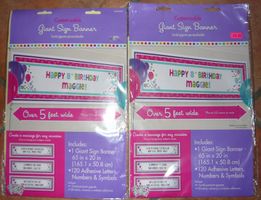 2 Tischdecke Happy Birthday