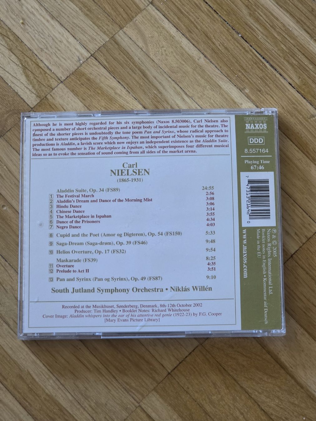 CD: CD: Carl Nielsen: Aladdin Suite – Usato da Aesch BL venduto da immon 1