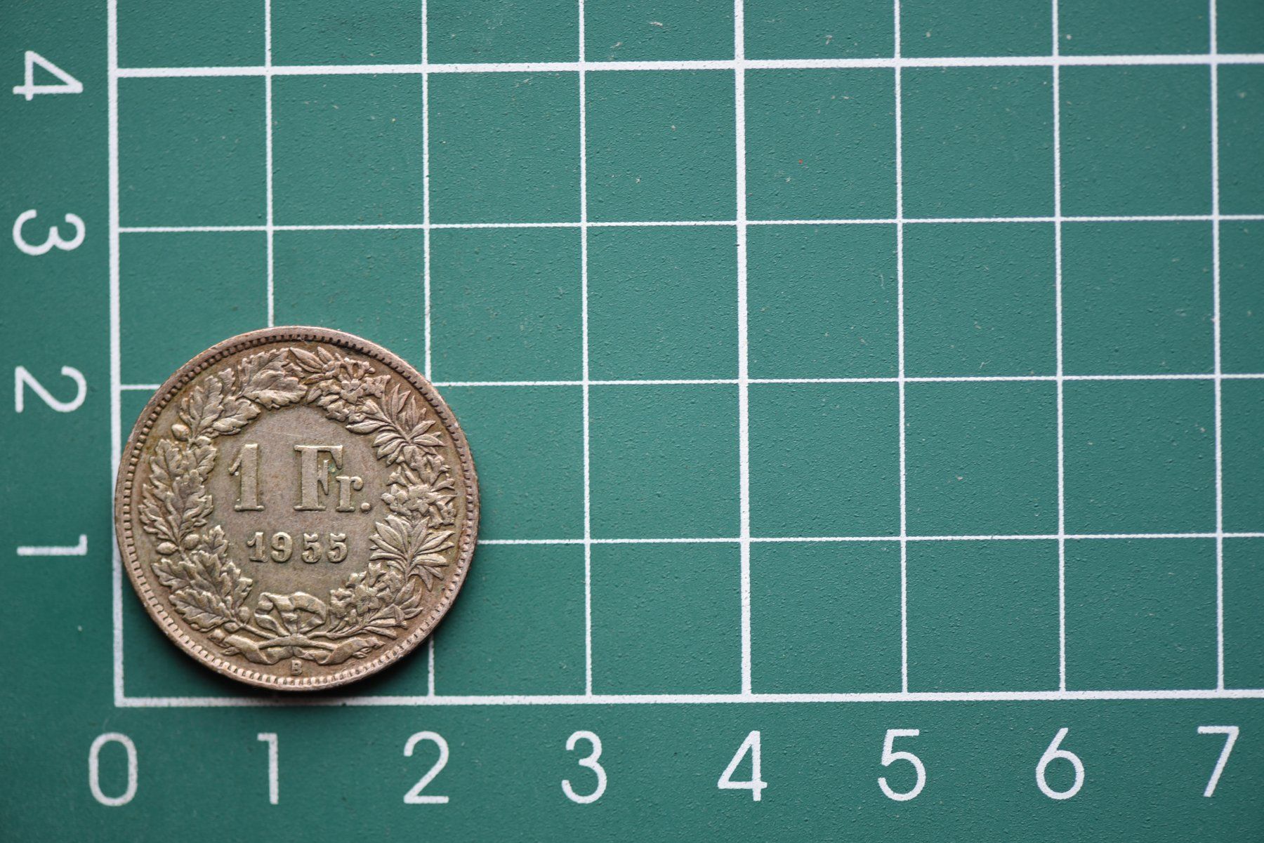 Tutti le monete: 835er silber 1 franken  1955 – Usato da Laupen BE venduto da Gufi57