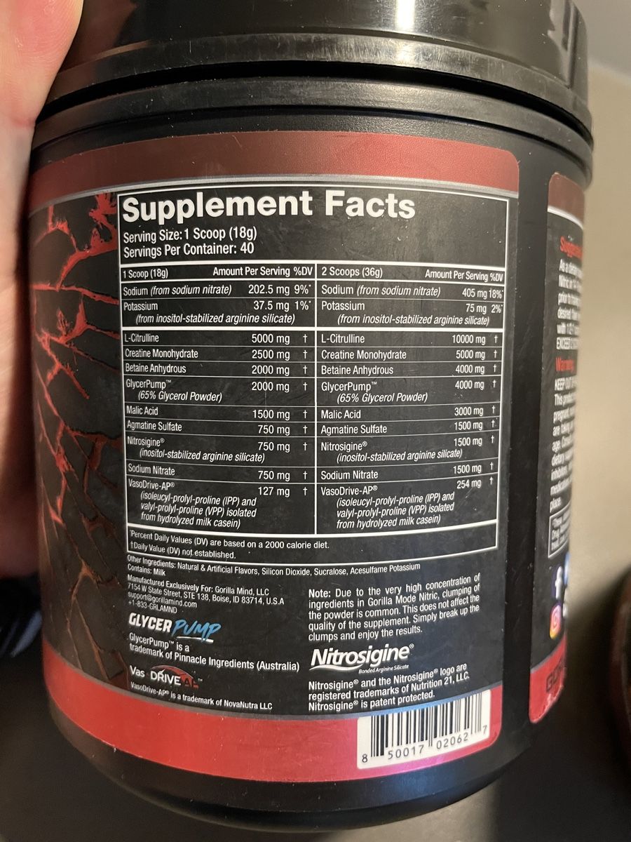 Lebensmittel & Spezialitäten: Gorillamind Preworkout – Neu und originalverpackt aus Thalwil von elr_95gx 1