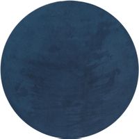 SONDERPREIS ‼️ XXL Teppich Rund Navy Blau NEU 200 cm