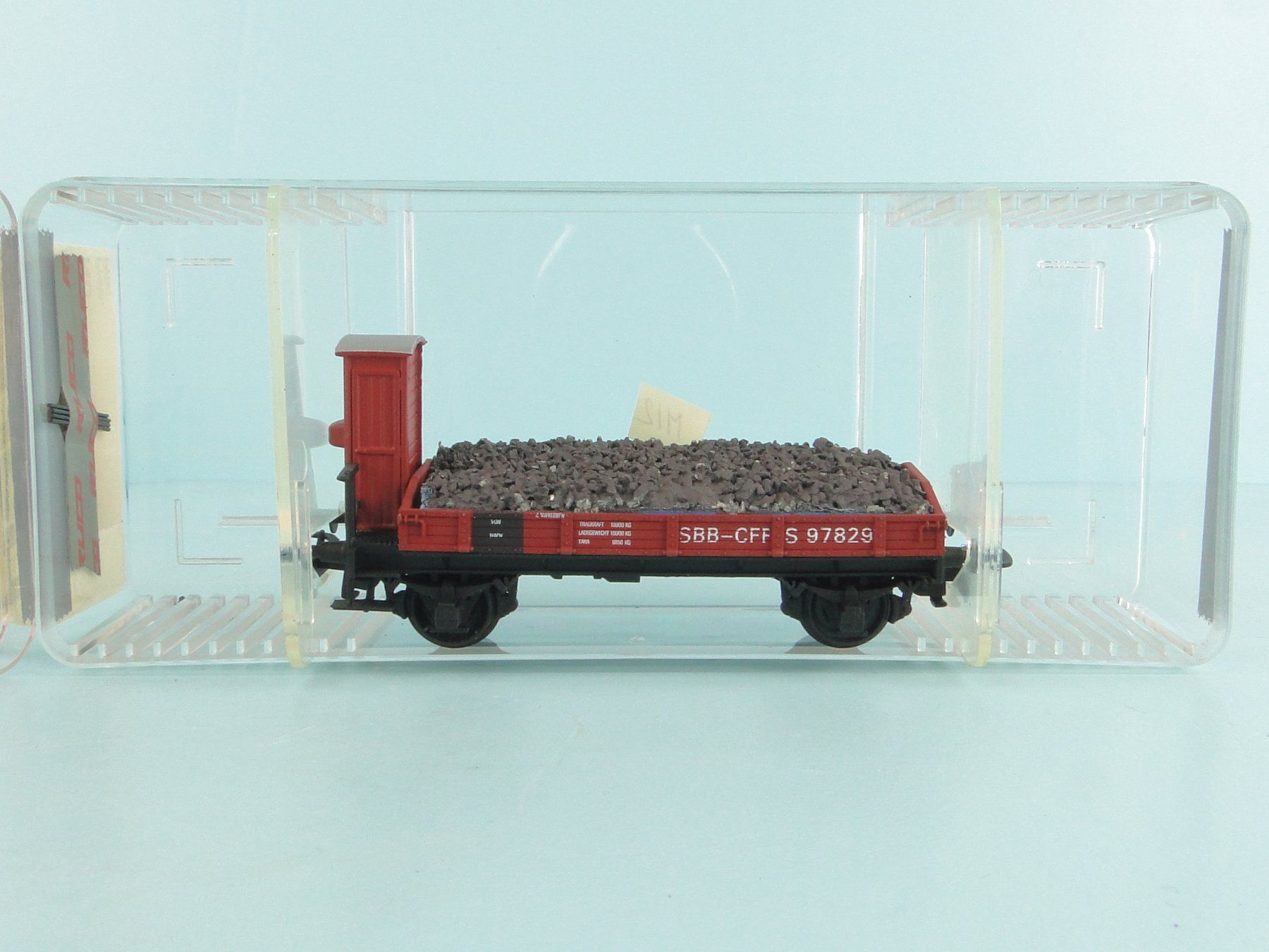 Modellini di ferrovie: Ruco 1102 SBB Flachwagen S97829 – Usato da Bülach venduto da cann11 4