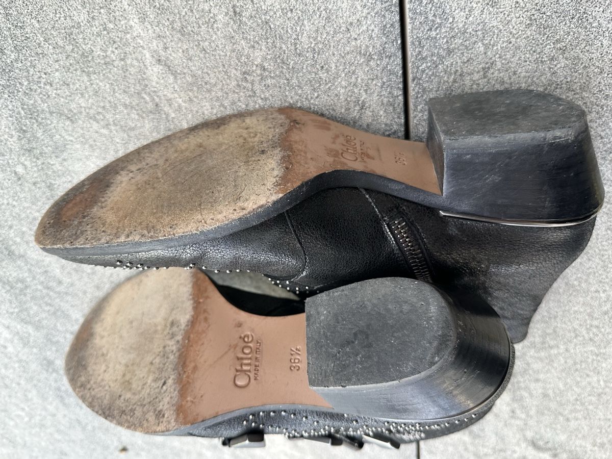 Chloé Scarpe da donna: CHLOÉ Iconic Susanna ankle boots silver, s.36.5 – Usato da Zürich venduto da Restesindsuess 5