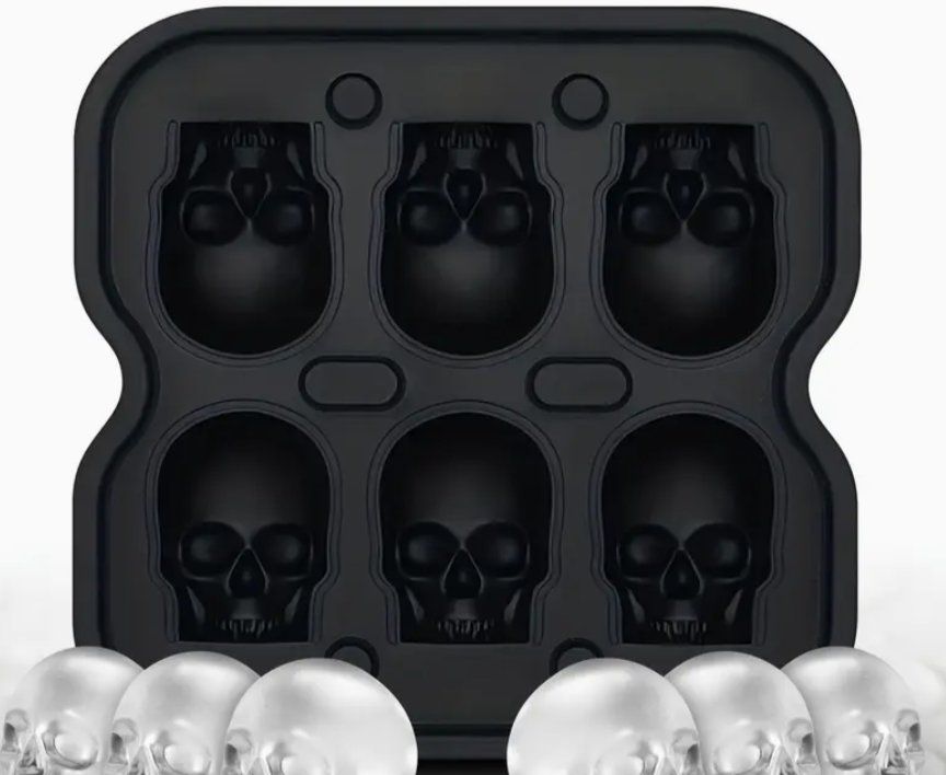 Teglie da forno: Coole Totenkopf Eiswürfelform – Nuovo e nell'imballaggio originale da Dintikon venduto da Vexi 2