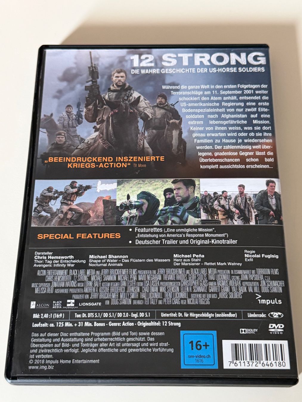 Alle DVDs: DVD 12 STRONG. Chris Hemsworth – Gebraucht aus Altstätten SG von sheamus 1