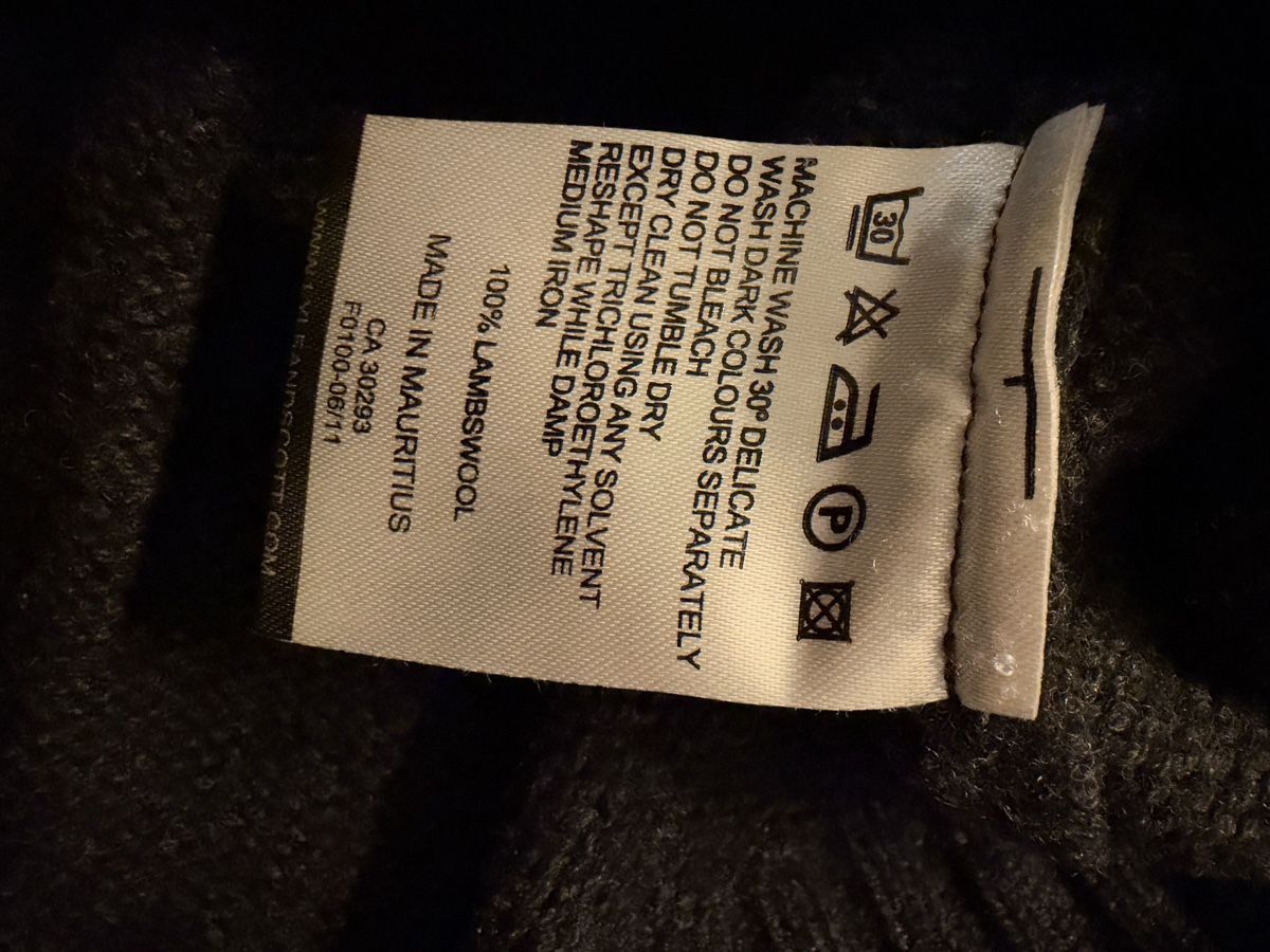 Maglioni & Felpe: Lyle & Scott Pullover dunkelgrau Grösse L aus Lammwolle – Usato da Reinach BL venduto da RogiW 3