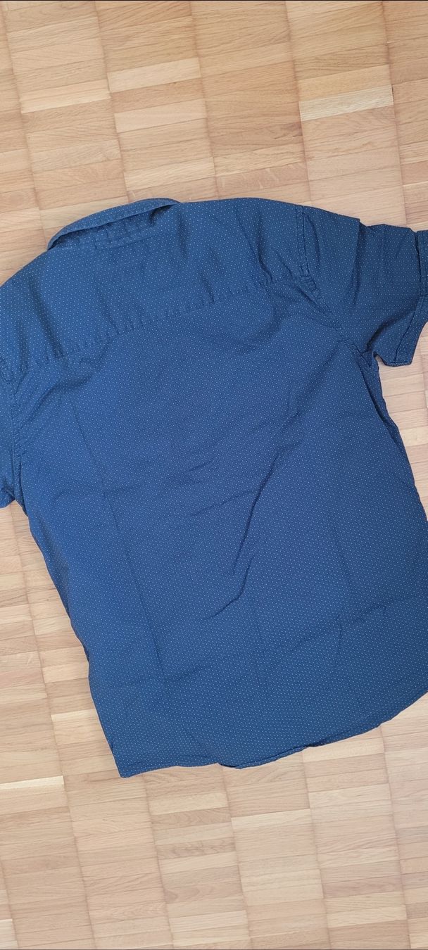 Camicie: Ritchie&Co Kurzarmhemd Gr. L Dunkelblau mit Pünktchen – Usato da Emmenbrücke venduto da gatasalvache 5