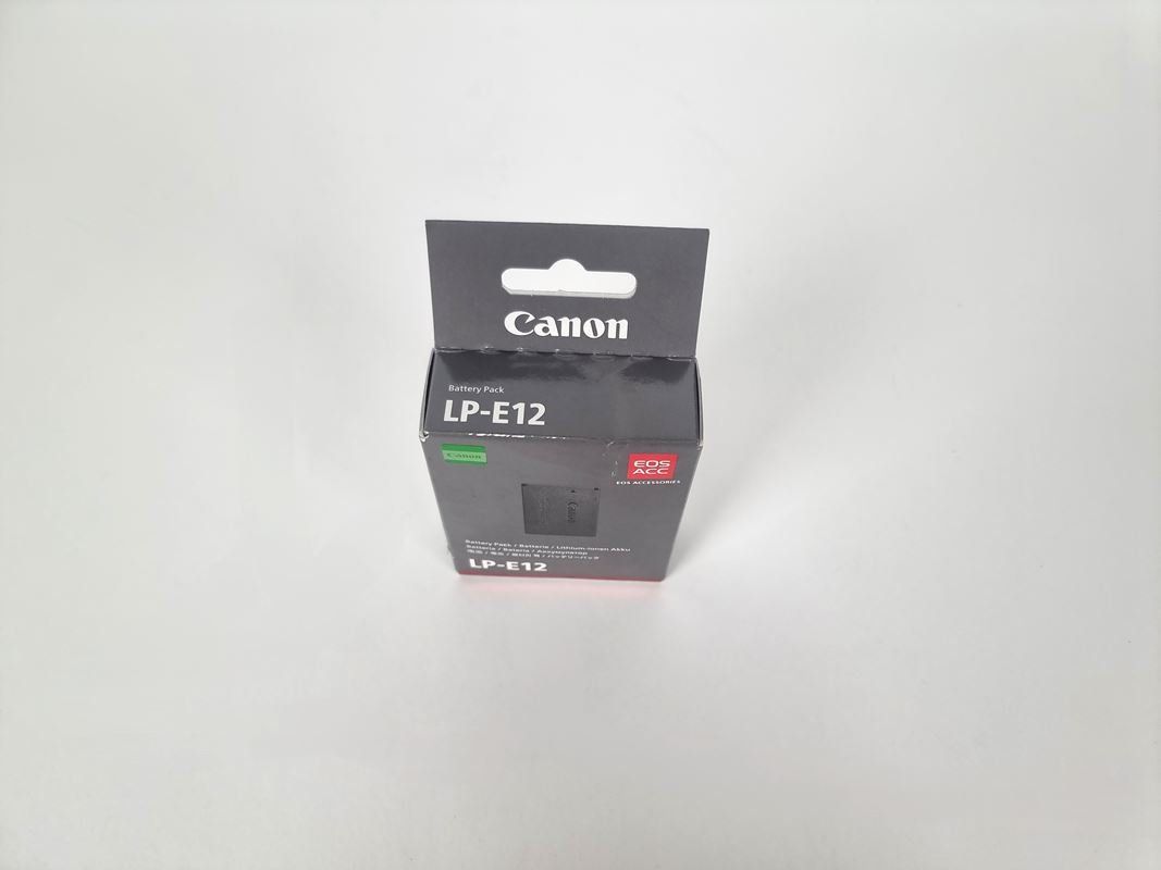 Canon Caricatori & Batterie: Canon Batterie LP-E12 – Nuovo e nell'imballaggio originale da Urtenen-Schönbühl venduto da Restwert_Schoenbuehl 1