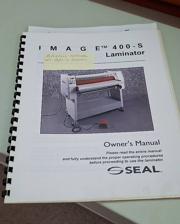 Plastifieuses: SEAL Image 400-S Laminator / Rollenlaminator – D'occasion à Rüti ZH par Liliane_market 8