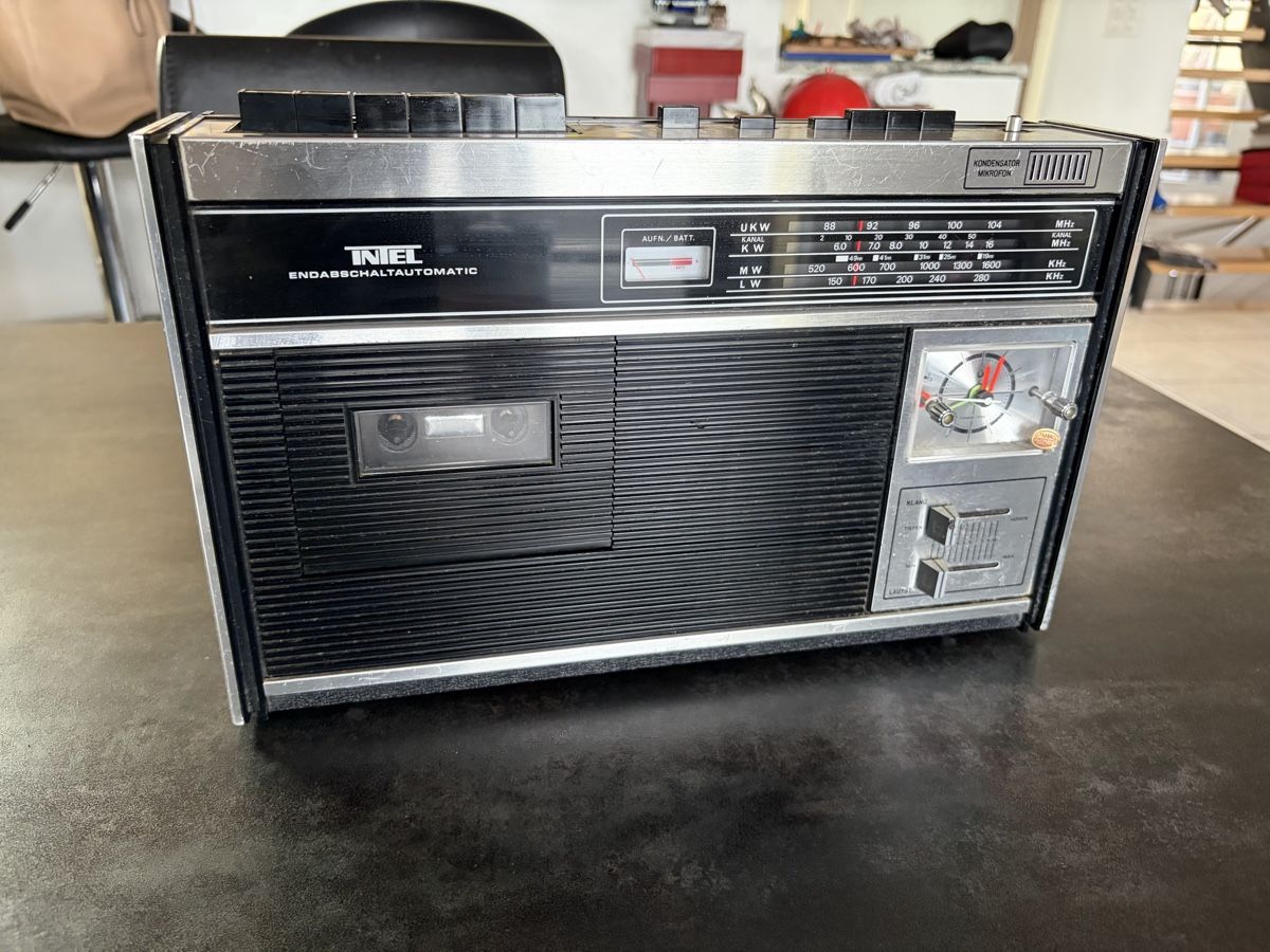 Radios: Radio Cassette Intel vintage – Defekt aus Vallamand von Bricbracbroc82 3