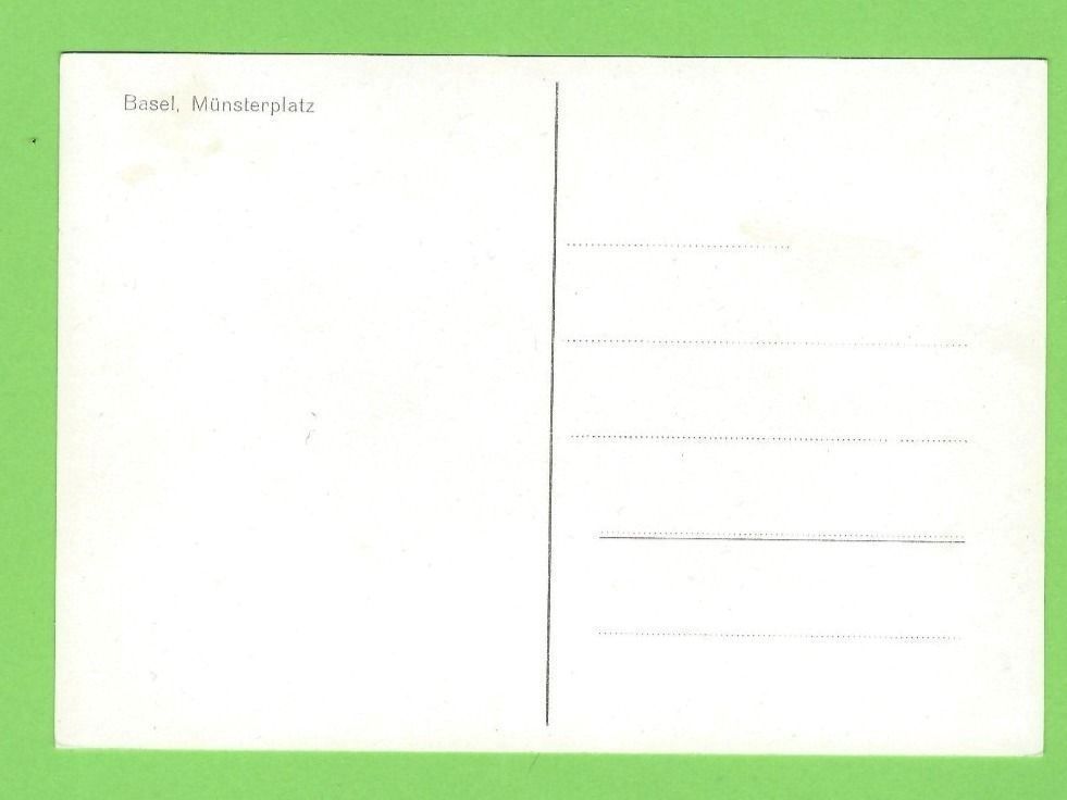 Cartoline postali: Basel, Münsterplatz – Nuovo (secondo la descrizione) da Zürich venduto da t24_de 1