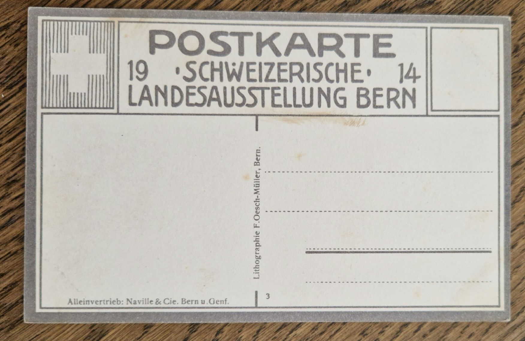 Ansichtskarten: Landesausstellung Bern 1914 – Gebraucht aus Ebikon von Donar50 1