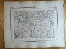 Siegfriedatlas Bl. 191: Zug 1887