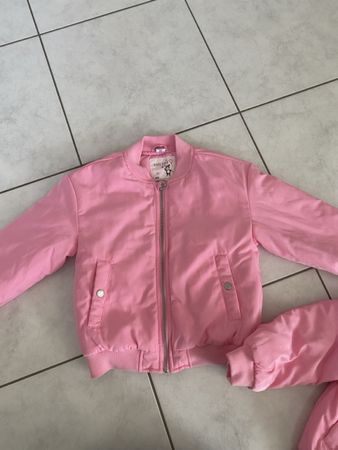 Rosa Übergangsjacke von Topomini, Grösse 110und 128