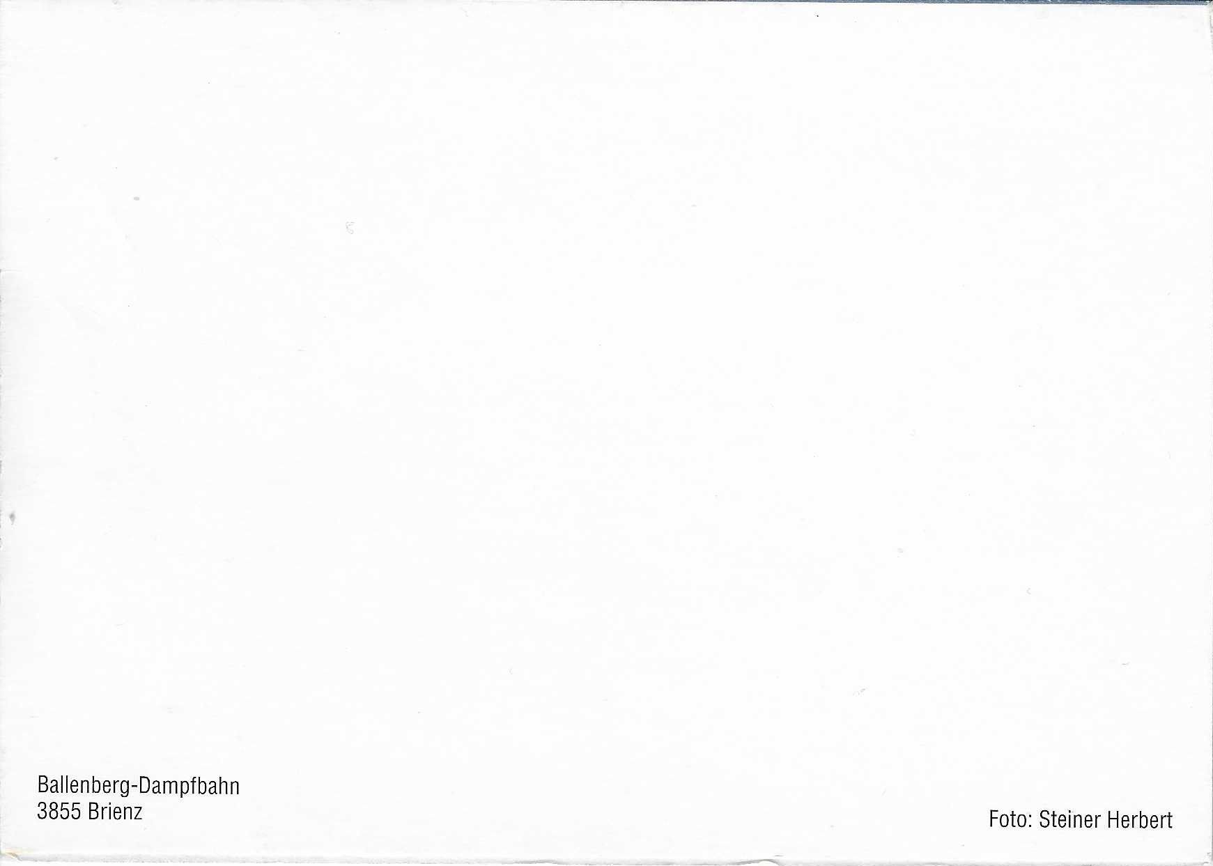 Cartes postales: Ballenberg-Dampfbahn – Neuf (Voir description) à Rothrist par Stranglehold 1