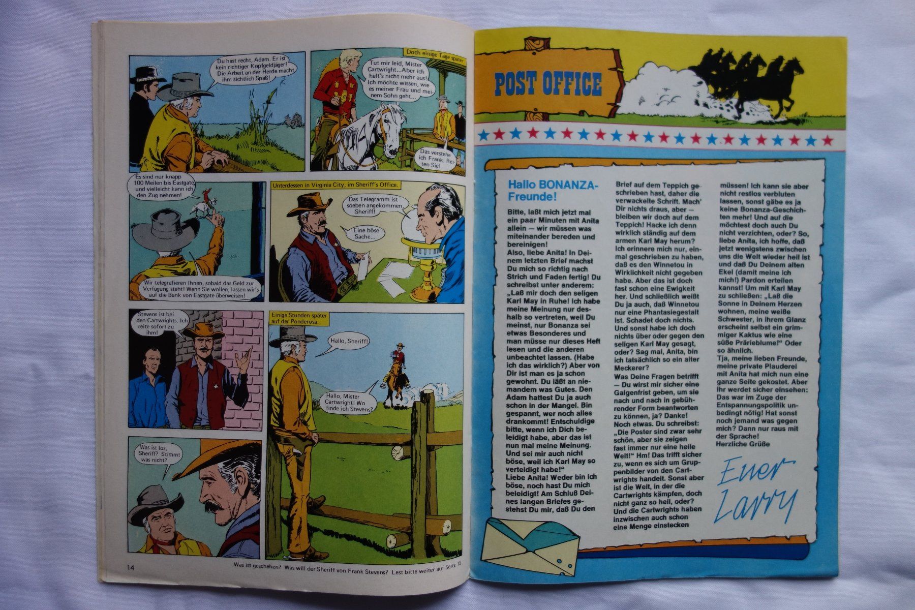 Fumetti: BONANZA - Nr. 58 - Gratis Versand ! – Usato da Luzern venduto da ron_35 4