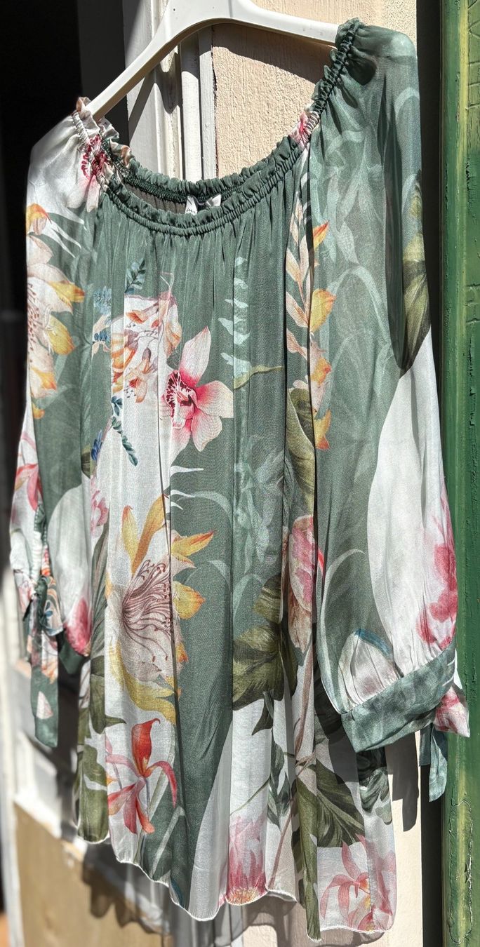 Camicette: Blusa misto seta! M – Nuovo e nell'imballaggio originale da Locarno venduto da DBSiesta 1