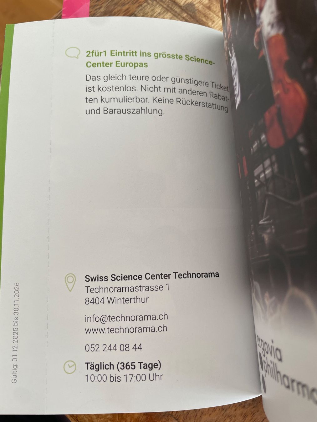 Buoni: 2für1 Gutschein Technorama Winterthur – Nuovo (secondo la descrizione) da Dättwil AG venduto da shopaholic18 1