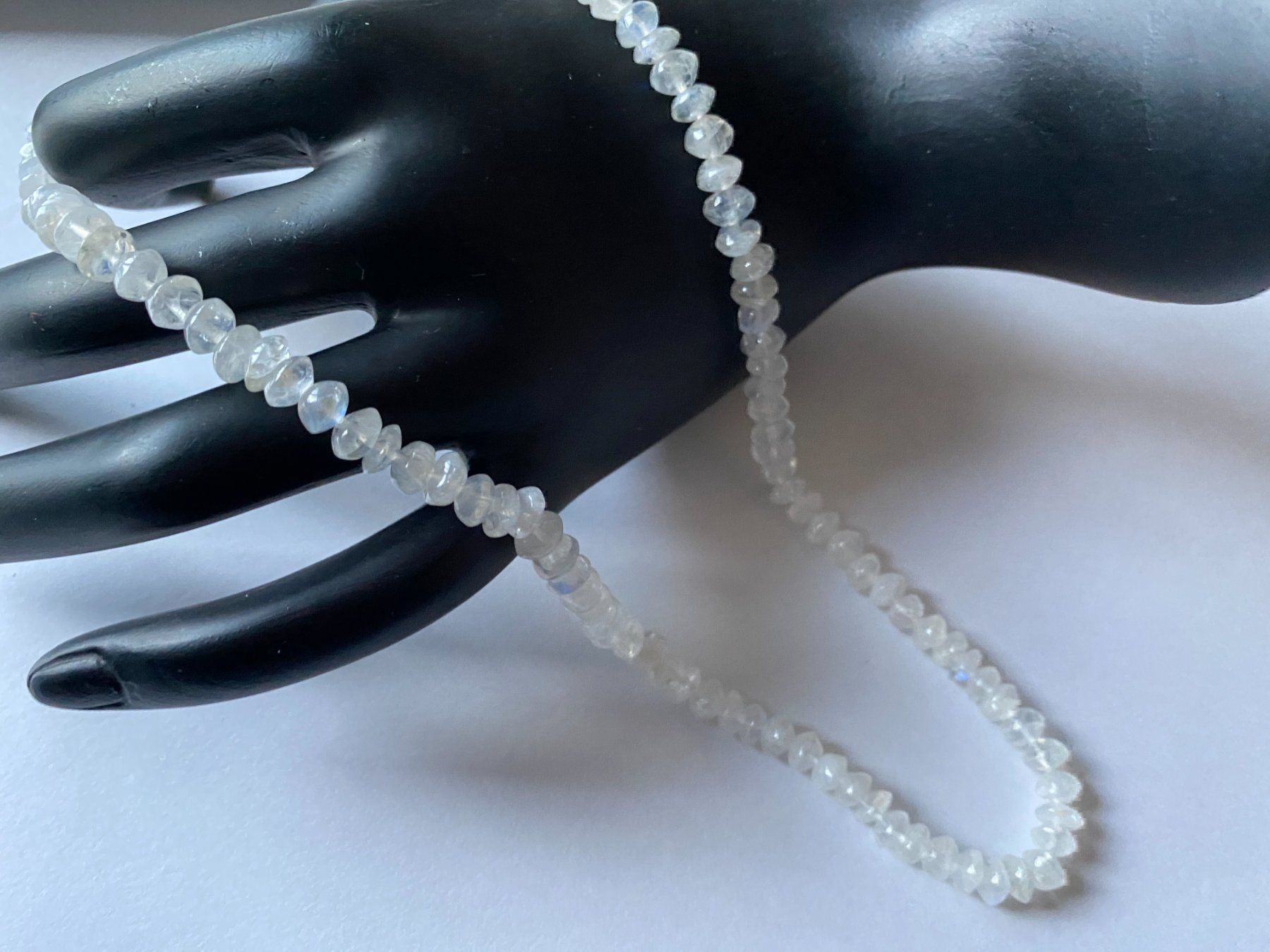 Catenine: Kette, Labradorit, Länge 40cm (8) – Nuovo (secondo la descrizione) da Muri b. Bern venduto da Silberqualle