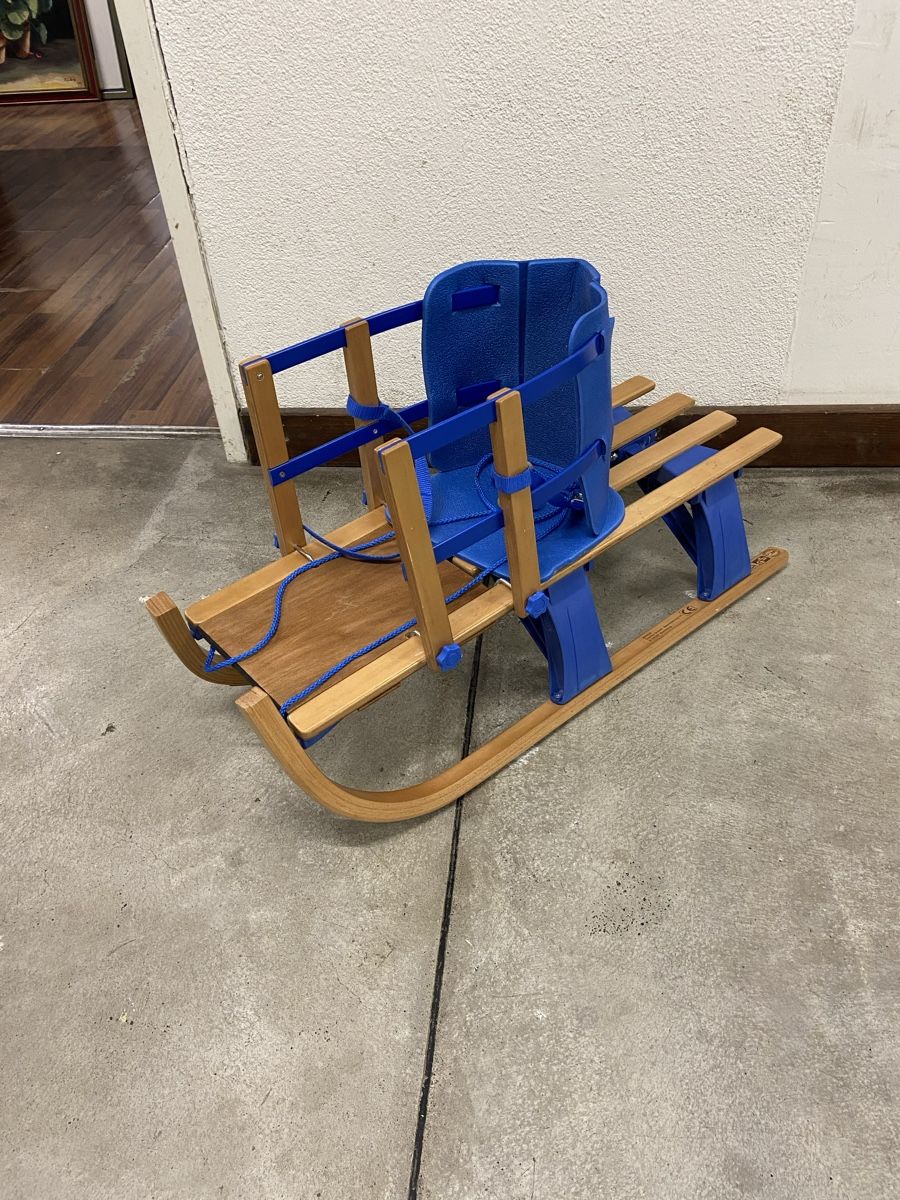Slitta: Kinderschlitten mit Sitz – Usato da Dietikon venduto da brocki-eyra 6