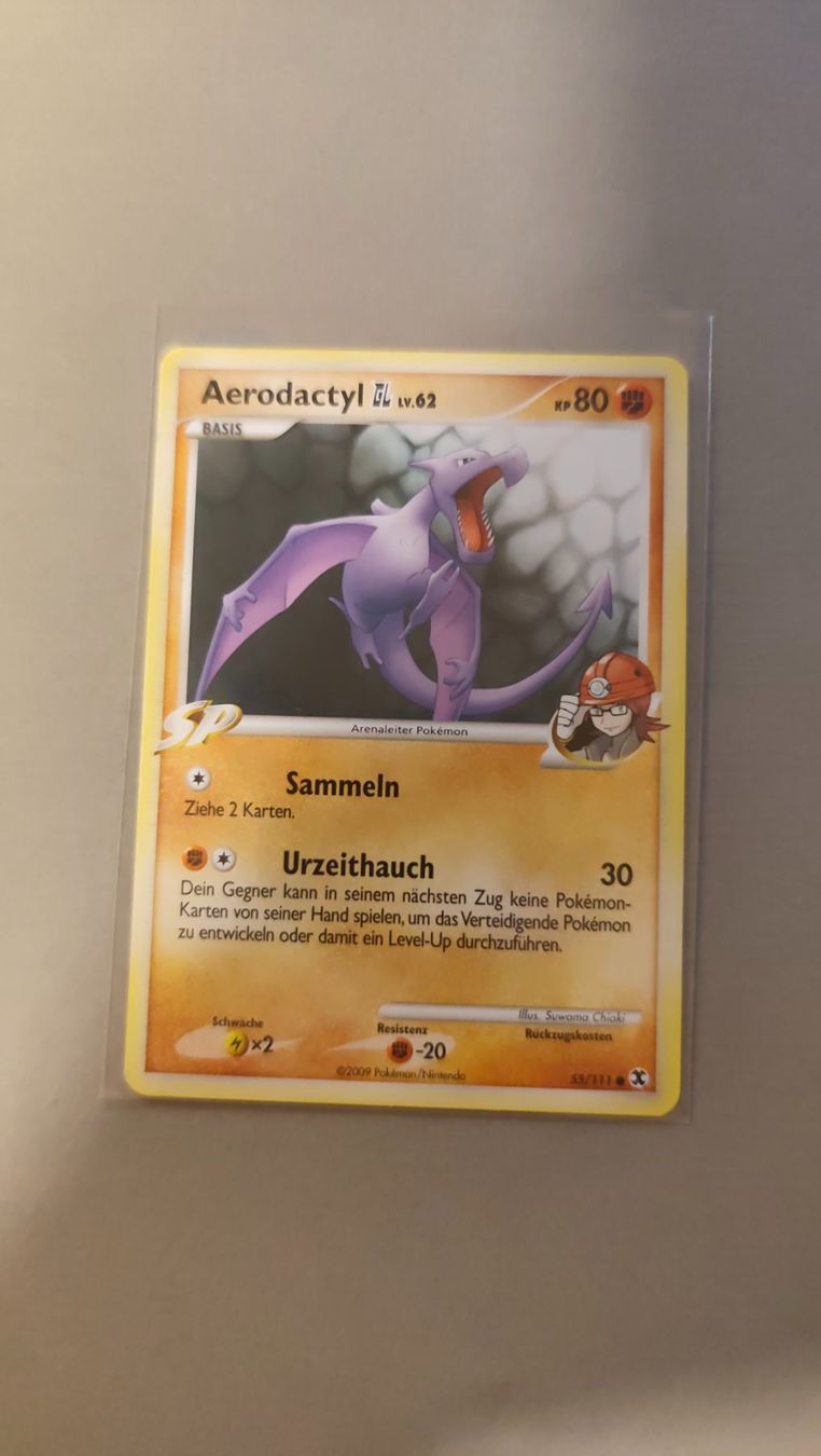 Pokémon Carte collezionabili: Aerodactyl LV.62 - Aufstieg der Rivalen – Usato da Kehrsatz venduto da Riyouu 2