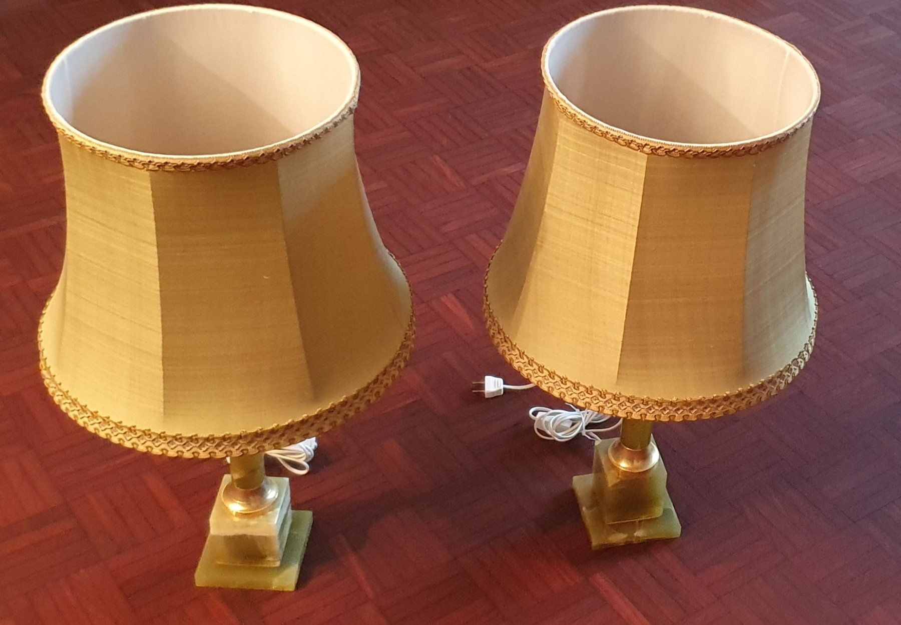 Lampen: 2 Vintage Stehlampe, Onyx Extra, Italien – Gebraucht aus Kreuzlingen von Rschweiz1