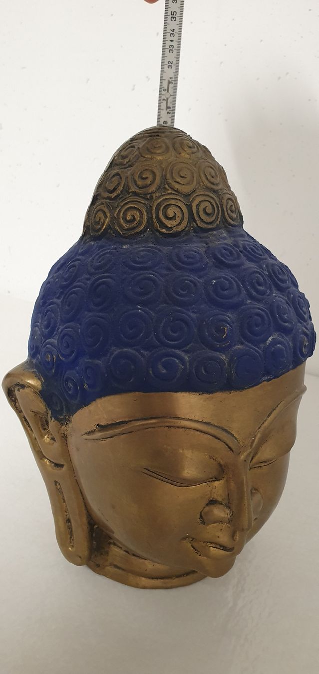 Skulpturen & Statuen: Buddah  Kopf Statue Bronce – Gebraucht aus Greppen von hploetscher 6