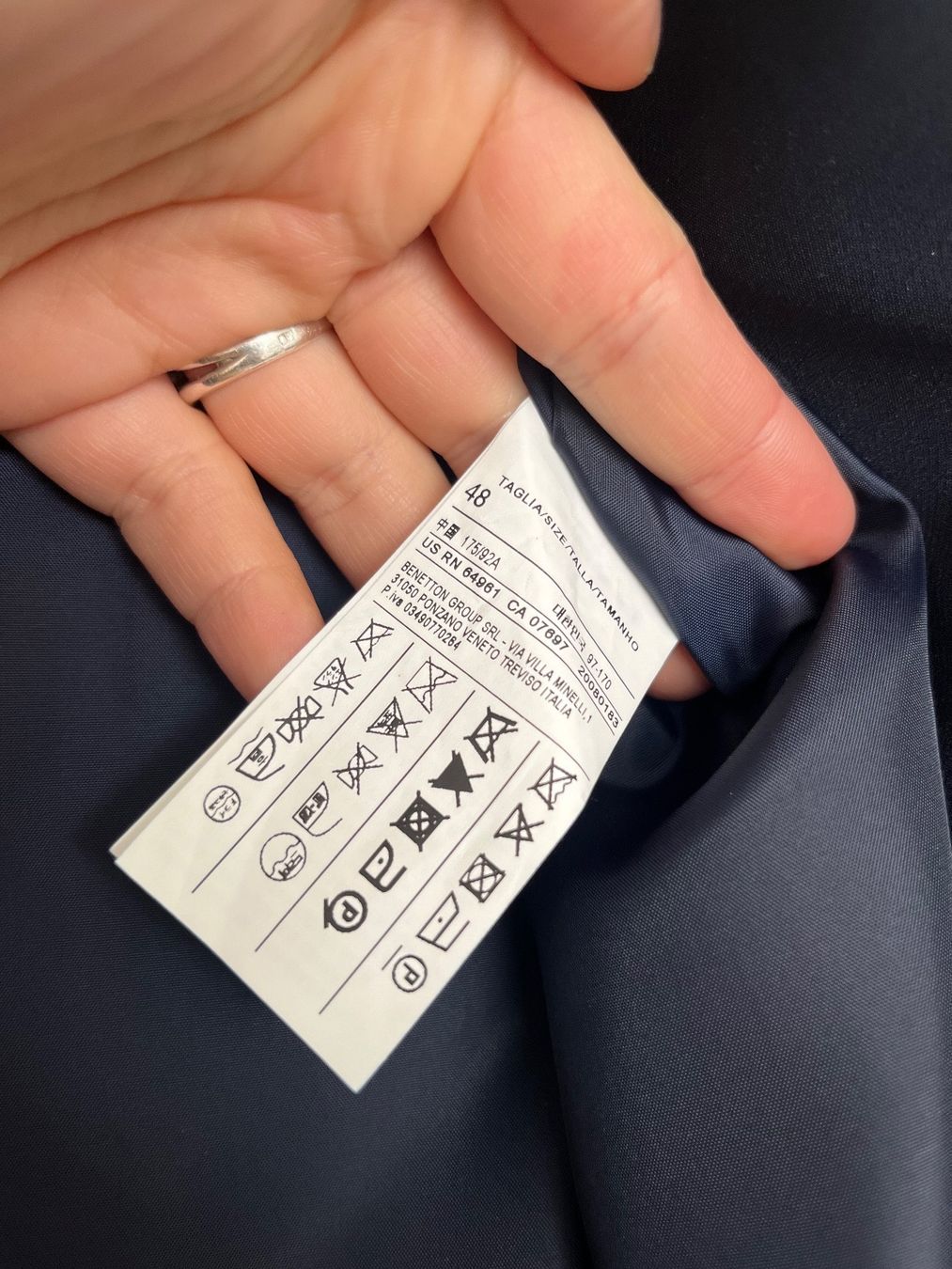 Benetton Costumes: Benetton Sakko Gr. 48 blau – D'occasion à Flims Waldhaus par kat_gs8f 6