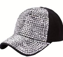 Glamouröse Cap mit Strasssteinen - Der Hingucker!