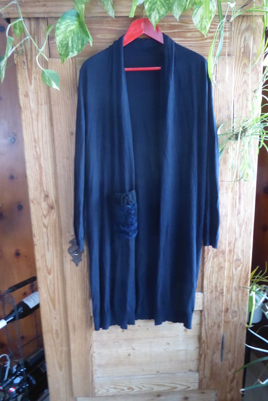 Vestes: Schwarze Long Jacke – D'occasion à Sargans par Benziner