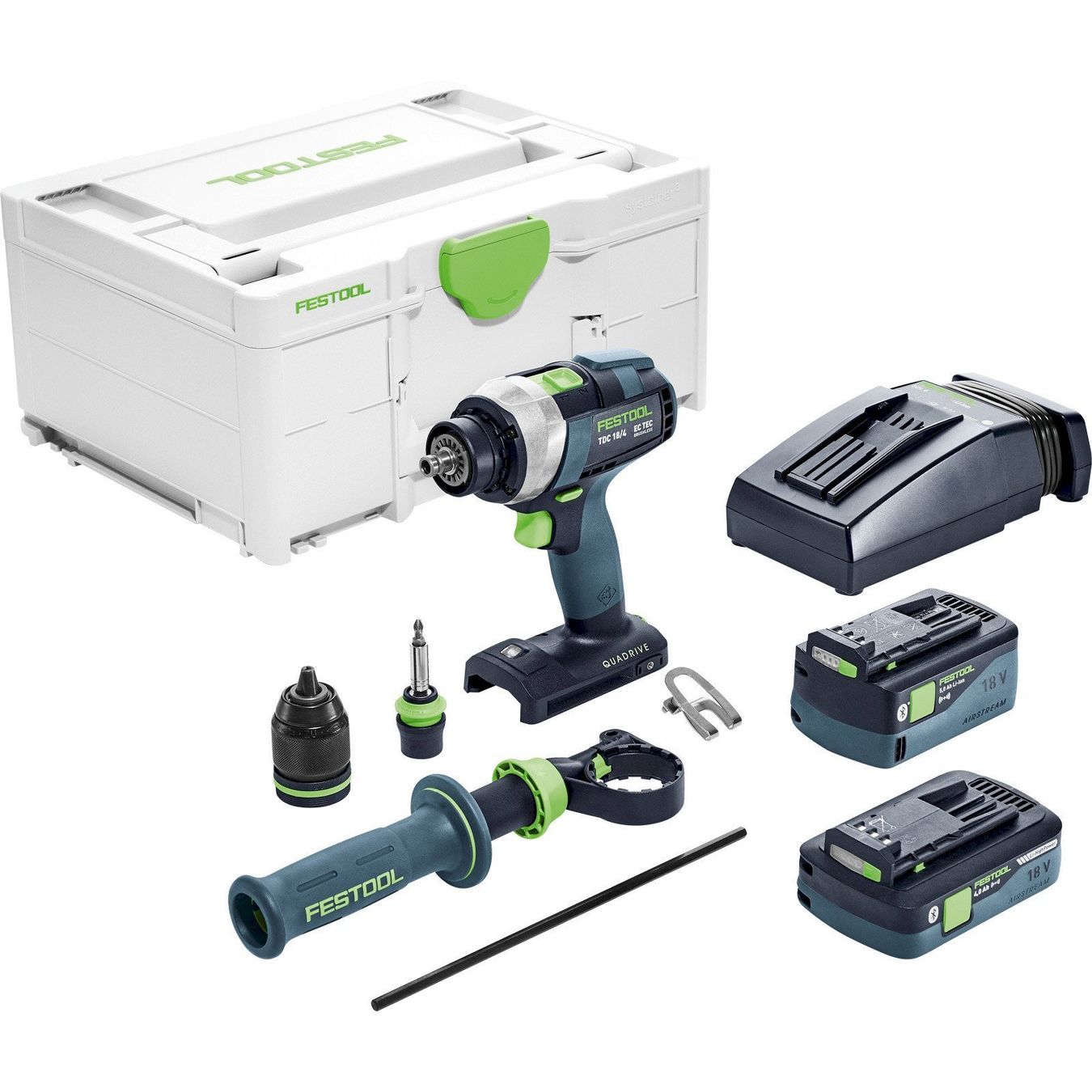 Perceuses: Festool QUADRIVE TDC 18/4 5,0/4,0 I-Plus – Neuf avec emballage d'origine à Bottighofen par zaap
