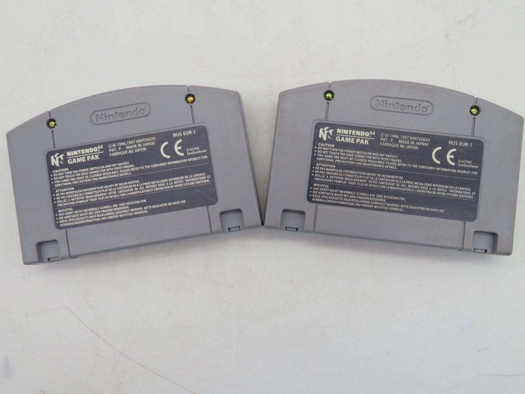 Nintendo Jeux: N64 Formel 1 & Olympische Winterspiele 98 – D'occasion à Reinach BL par WBZ-Flohmarkt 5