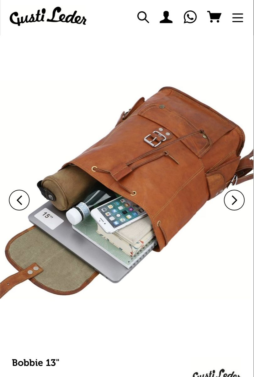 Zaini: Lederrucksack Vintage – Nuovo e nell'imballaggio originale da Zollikofen venduto da AureusManus 2