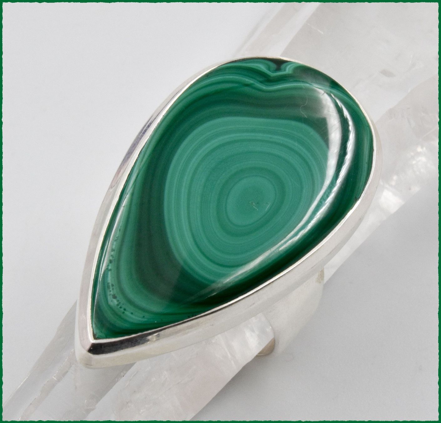 Ringe: MALACHITE, Malachit 925 Silber Ring – Neu und originalverpackt aus Oberglatt ZH von Goldfee1
