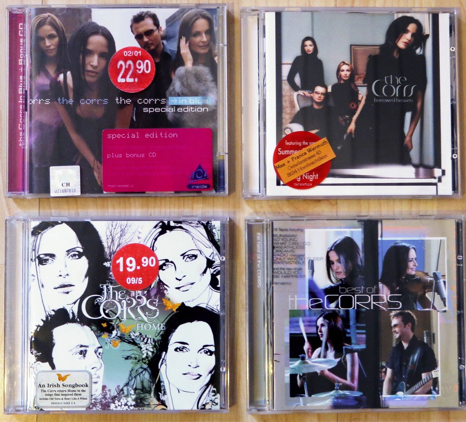 CDs: 4 CDs The Corrs – Gebraucht aus Hombrechtikon von Bluecoral