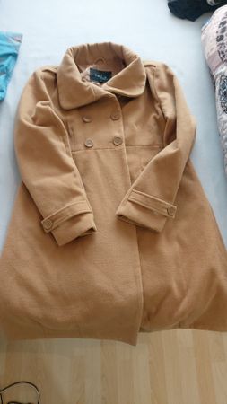 Manteau chaud d'hiver/automne taille 40, couleur camel