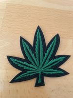Marijuana Patch Aufnāher Rock Punk Metal