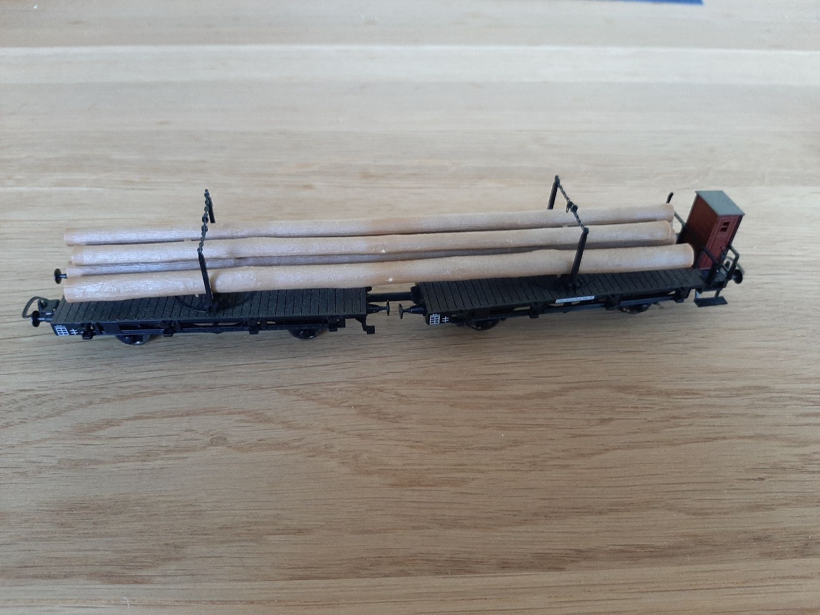 Fleischmann Modellini di ferrovie: Fleischmann 5814 Langholzwagen – Usato da Dietlikon venduto da nick911