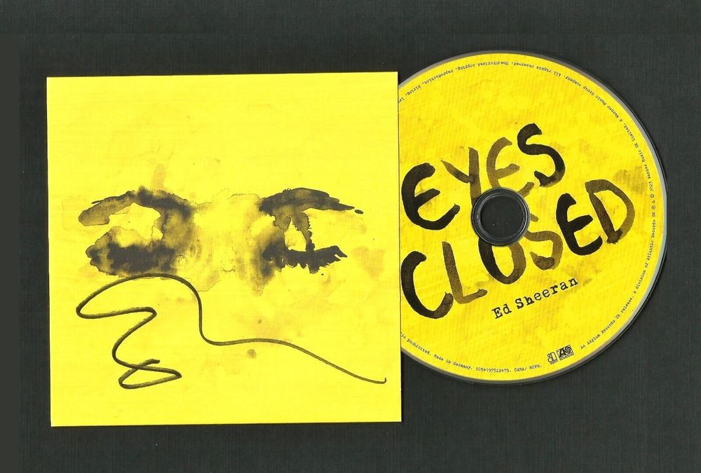 Ed Sheeran Handsigned New Single Eyes Closed RARITÄT Kaufen auf Ricardo