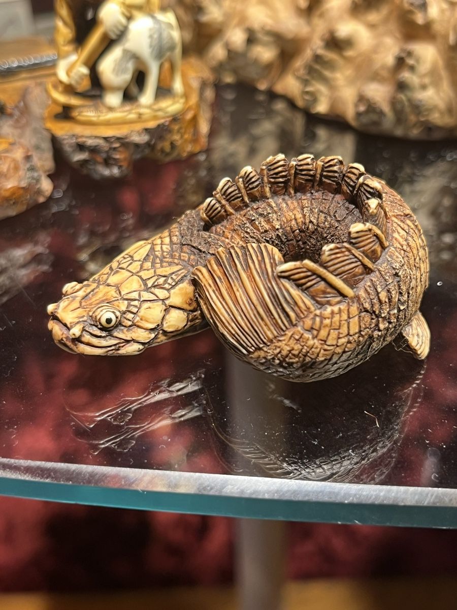 Statuette: netsuke, figur, fisch – Usato da Lengnau BE venduto da Meij