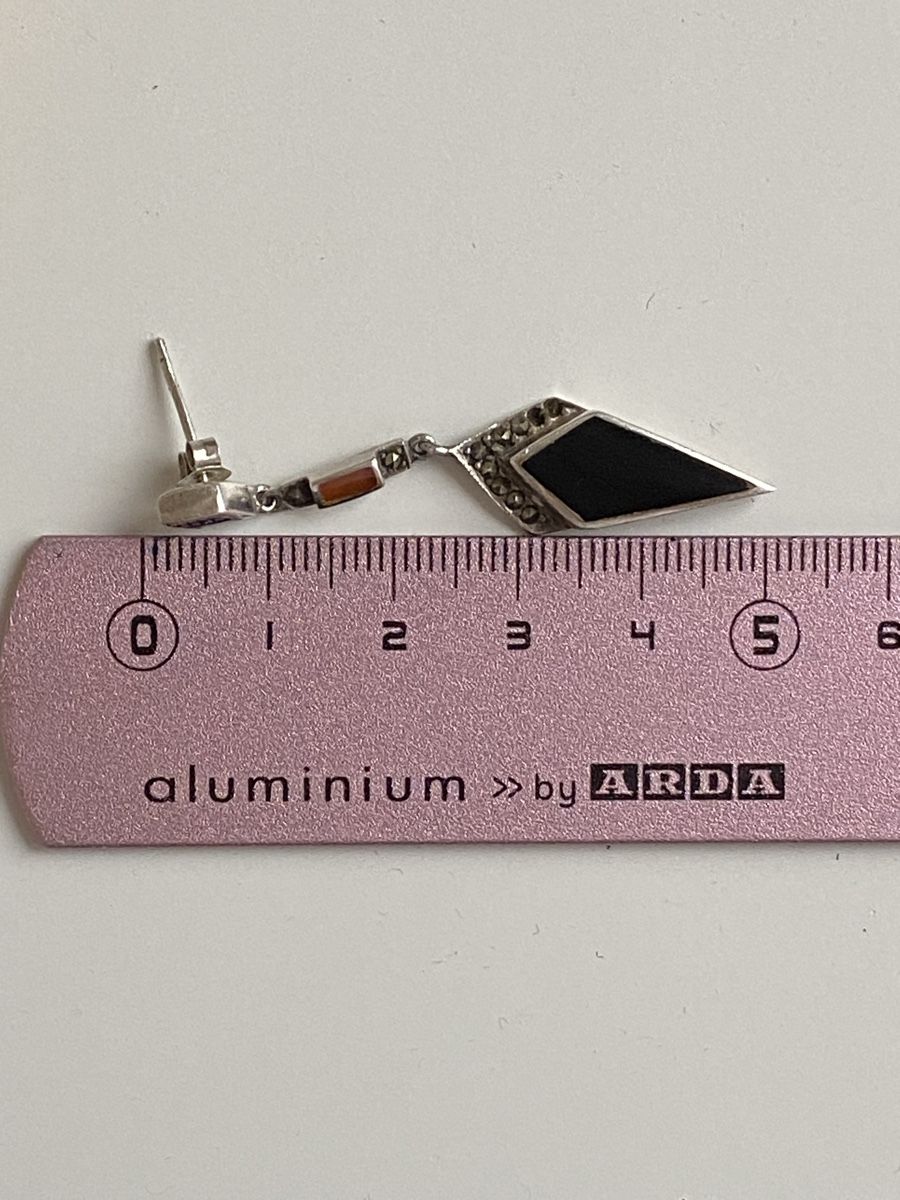 Ohrringe & -stecker: Silber 925 Vintage Onyx Ohrringe – Gebraucht aus Givisiez von dor_xb9k 2
