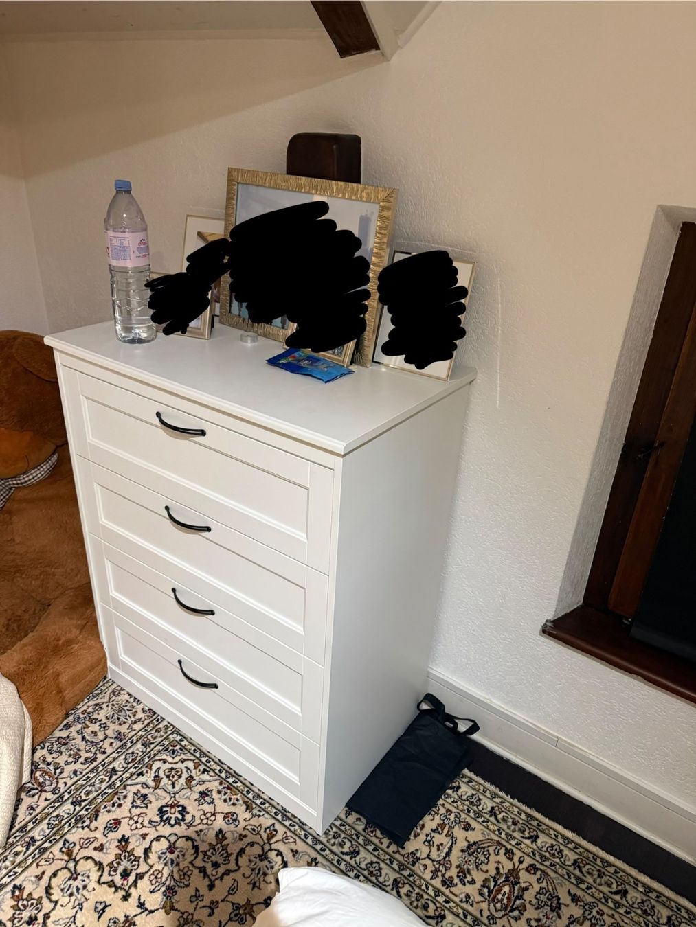 Ikea Cassettiere: Commode blanche 4 tiroirs — style moderne – Usato da Anières venduto da sg_025 1
